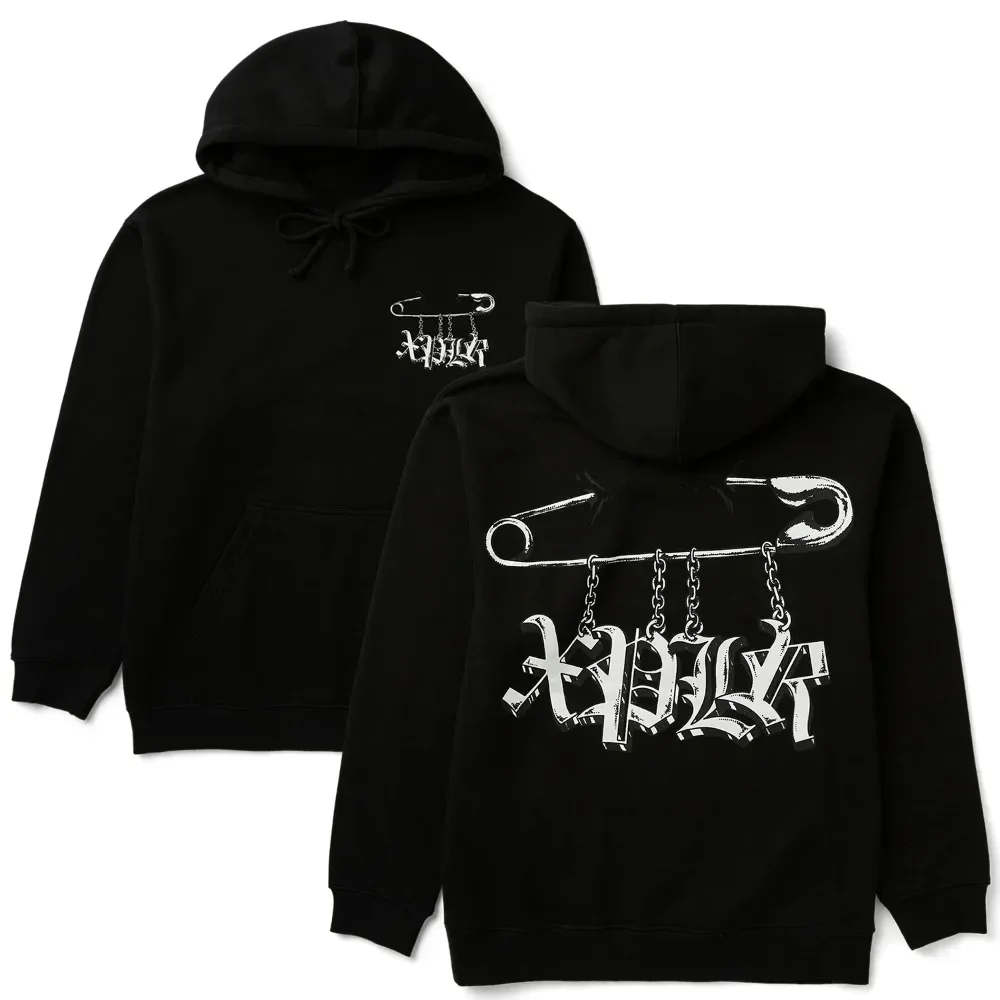 XPLR Sam and Colby Punk-Abzeichen Hoodie Unisex Freizeit-Sweatshirt – Detail 8