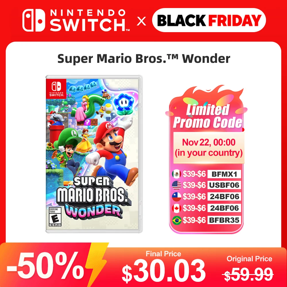 Super Mario Bros. Wonder Nintendo Switch Game Deals 100% Official Original Physical Game Card Action Genre for Switch OLED Lite