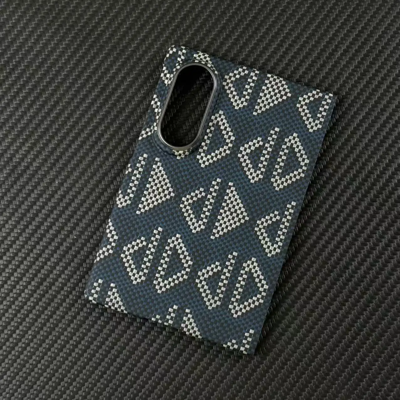 Case For Samsung Galaxy Z Fold 8 Wide, 100% Kevlar Support Magnetic MagSafe Textured Carbon Fiber Skin-friendly Drop-proof Cover