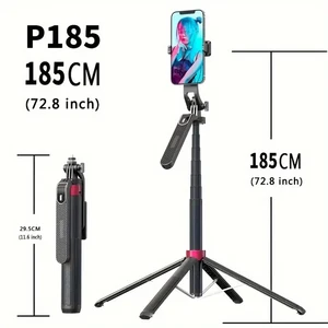 Portable camera tripod with wireless remote control, recording and live transmission, 360 ° rotation 7 Main Sales Recording - №1
