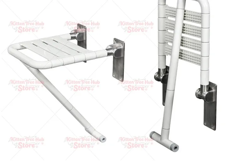 Seat Wall Mounted Shower Stool Folding Bath Stool Modern Elderly
