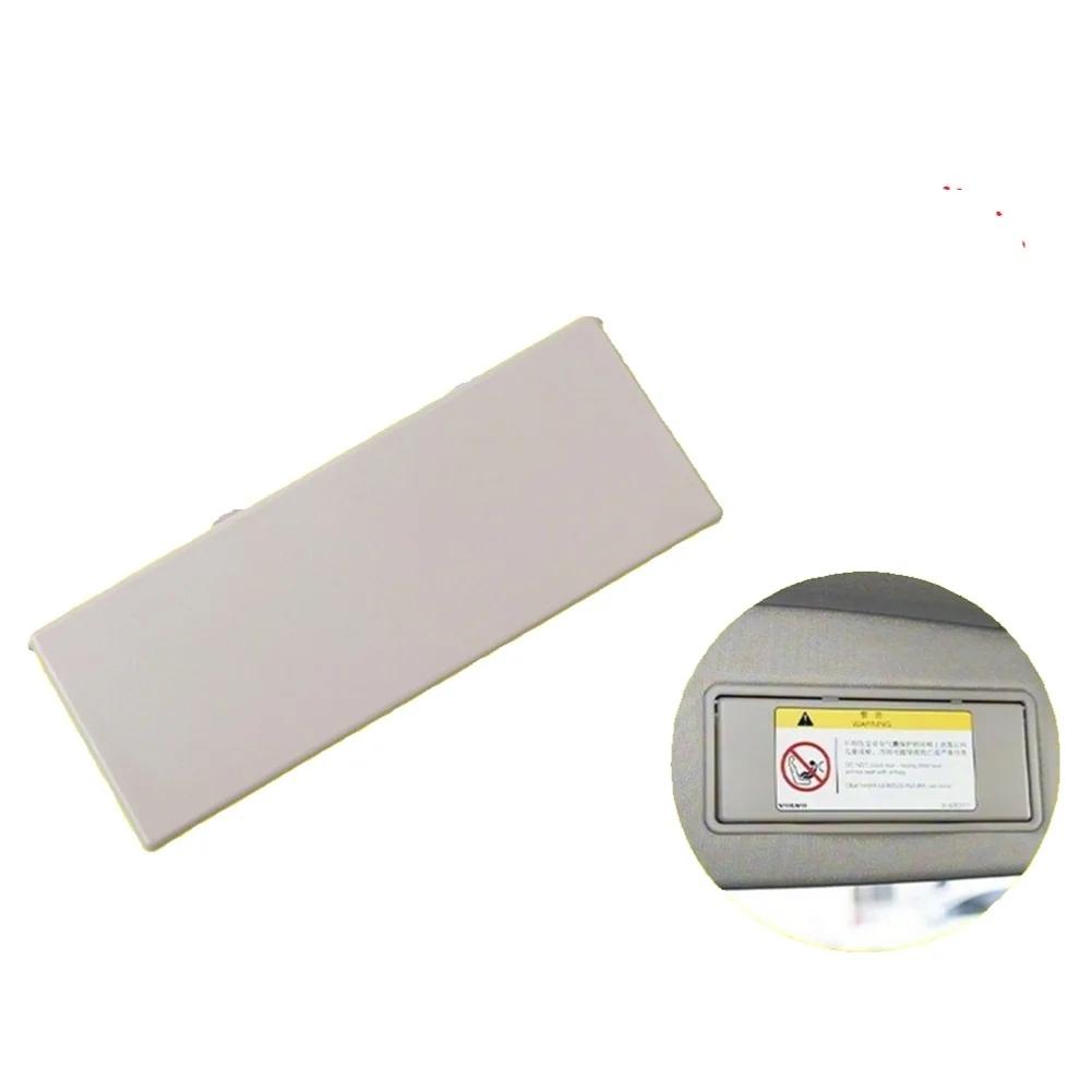 Visor Replacement Makeup Mirror Cover Sun Visor Replacement Gray Reinforced Card Holders For Volvo S60L 2014-2019