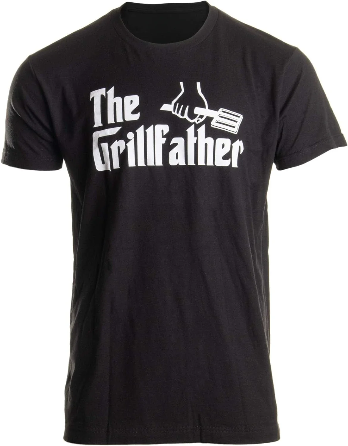 Joke for Men The Grillfather | Funny Dad Grandpa Grilling BBQ Meat Humor T-Shirt