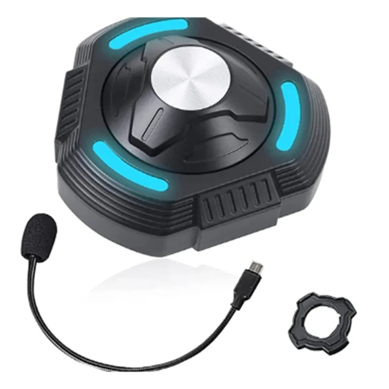 -ABAB Motorcycle Bluetooth Headset Bone Conduction Speaker Waterproof Helmet Headset With Noise Reduction Skiing Earphone