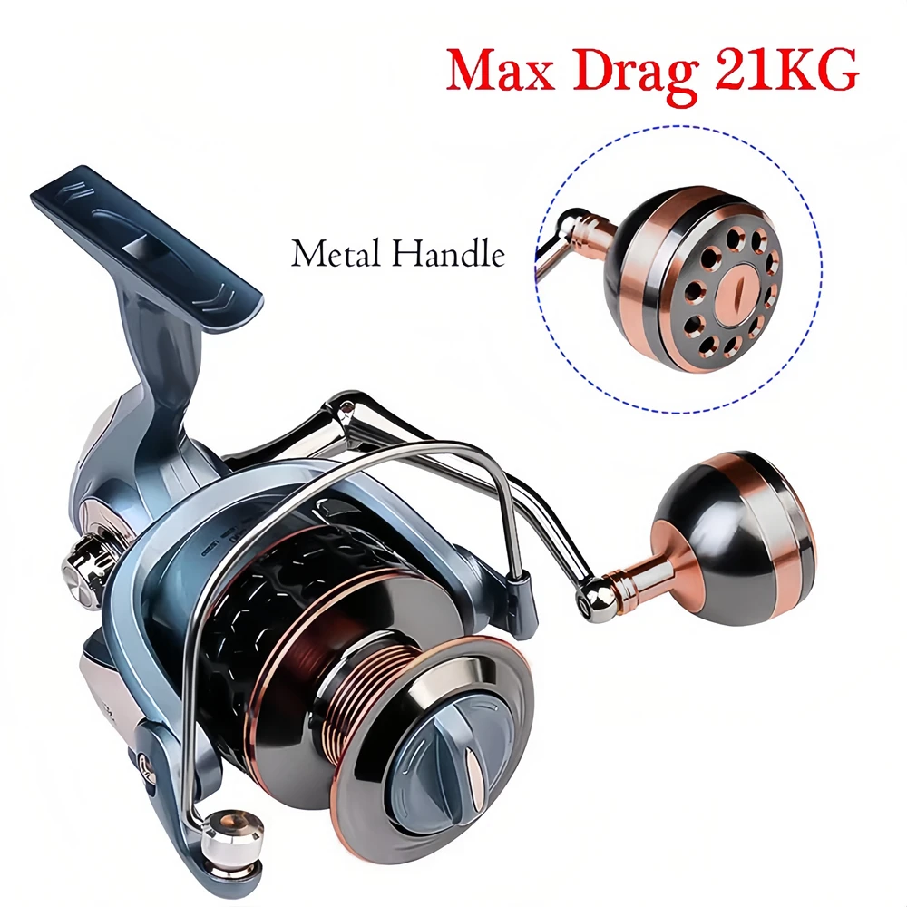 VWVIVIDWORLD,High Quality,Max Drag 21 KG,Fishing Reel,5.2:1 Gear Ratio,High Speed,Spinning Reel,Casting Reel,Carp For Saltwater