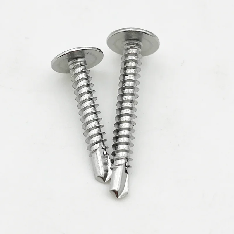 Gewindes ch neids ch raube 200 stücke m 4,2 m 4,8 Unter leg scheiben kopf selbst bohren der Gewindes ch neids ch rauben satz Hardiflex schraube aus Edelstahl für Blech – Detail 7