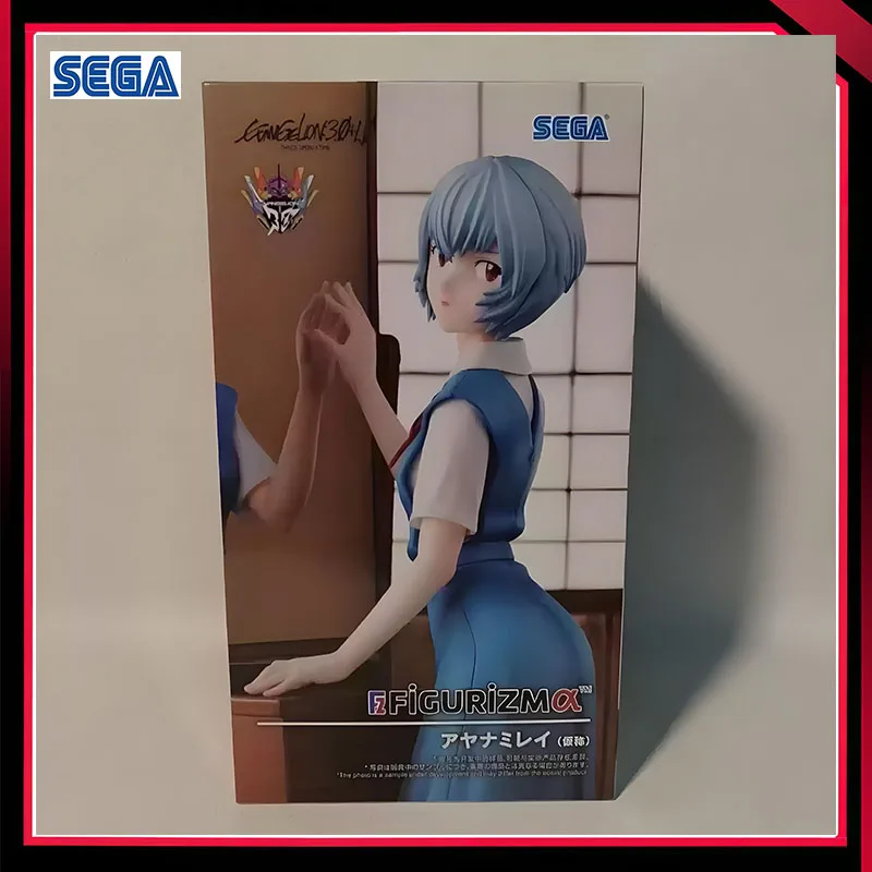 

In Stock Original SEGA EVA Figurizm Alpha Ayanami Rei NEON GENESIS EVANGELION 25CM Action Figure PVC Model Collectible Toys