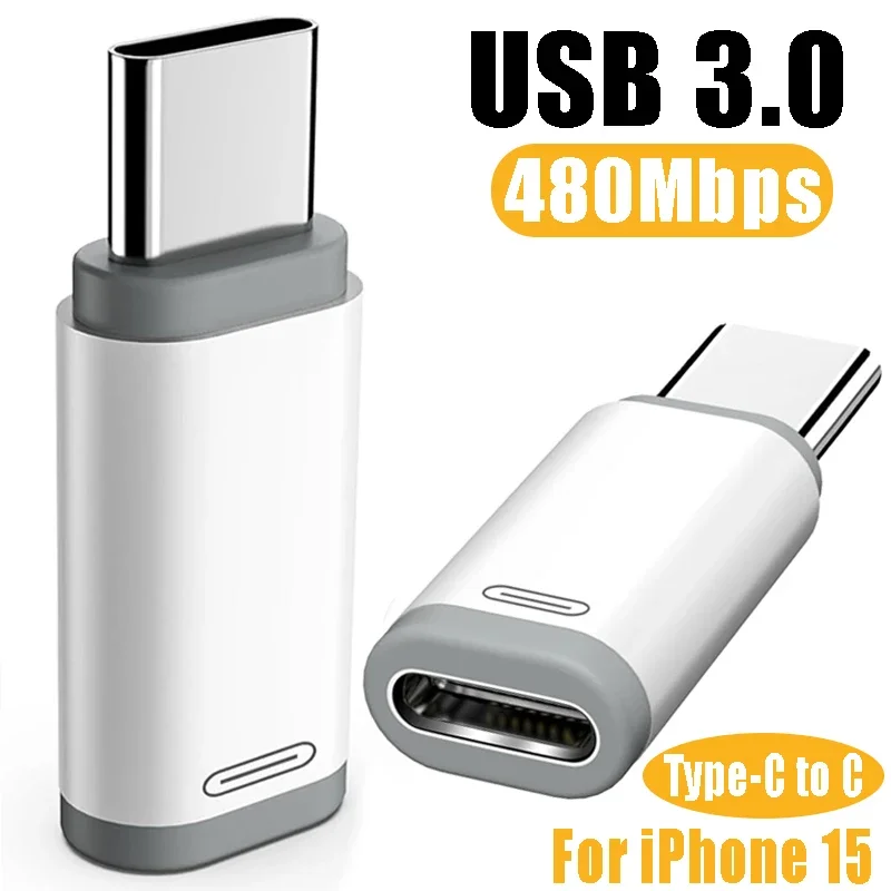 USBC femmina a IOS Type-C maschio per adattatore IPhone15 PD 20W ricarica rapida OTG USB tipo C per convertitore IPhone 15 Pro Max IOS