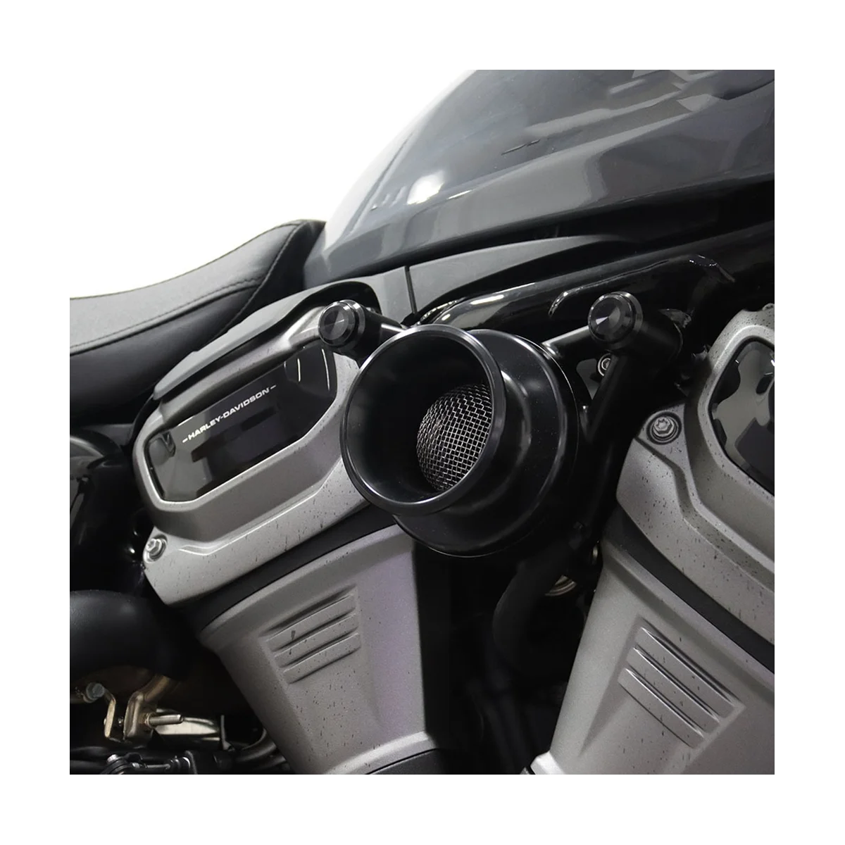 Motorcycle Air Cleaner Intake Filter Cover Velocity Stack for Harey Nightster 975 RH 975 Nightster 975 2022 2023(Black)