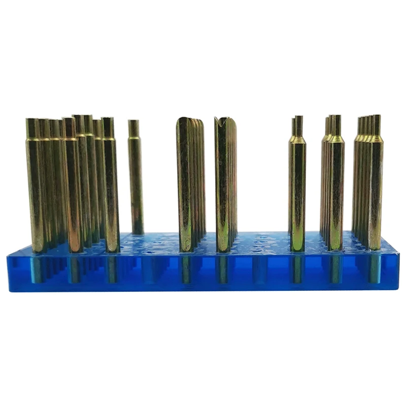34PCS High Precision Gem Dopsticks Set Diameter 6MM Length 65MM Gemstone Dop Stick with Storage Box Stone Faceting Grinding Tool