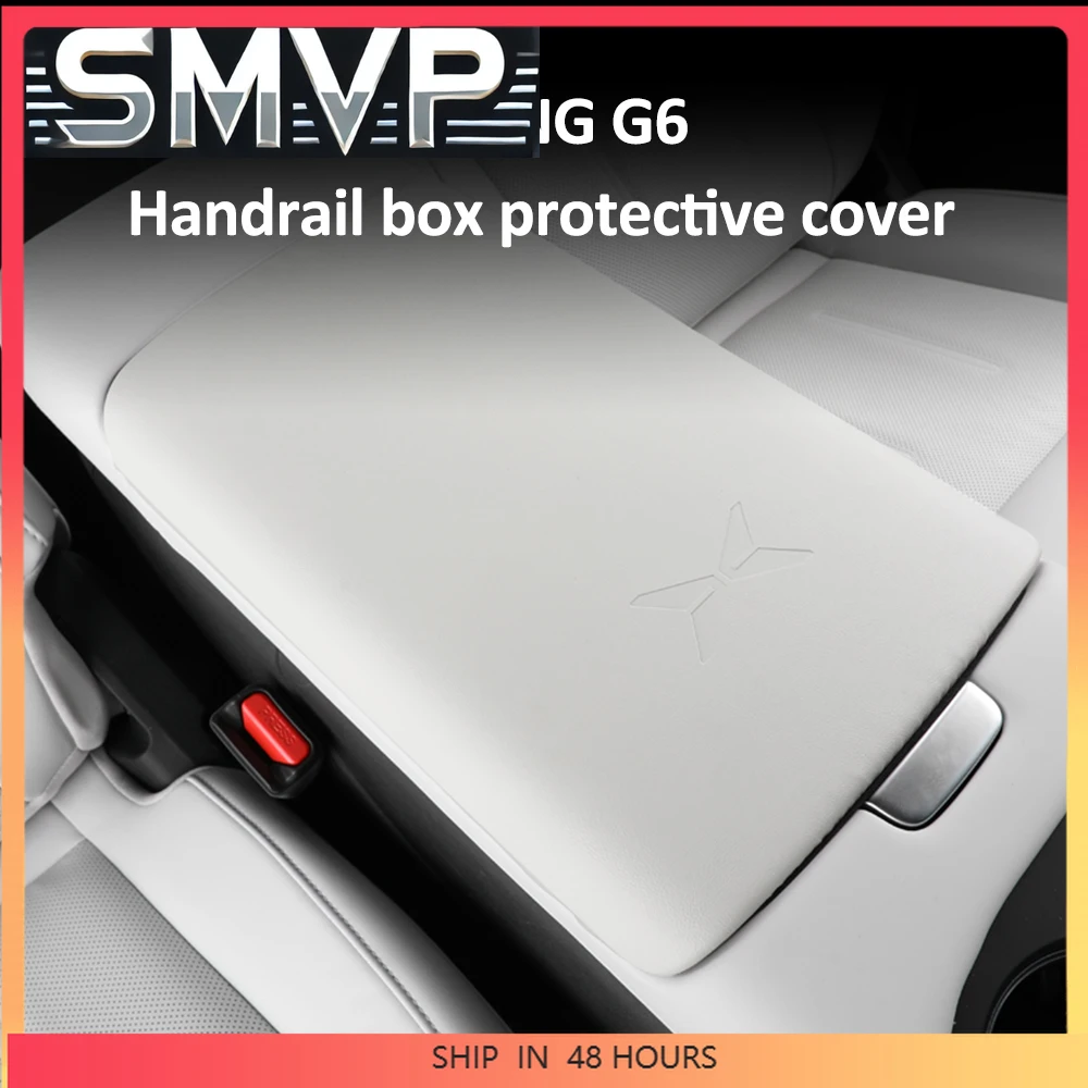 

New For Xpeng G6 Central Armrest Box Cover Protective Leather Cover Interior Accessories Decoration Modification Automotive Part