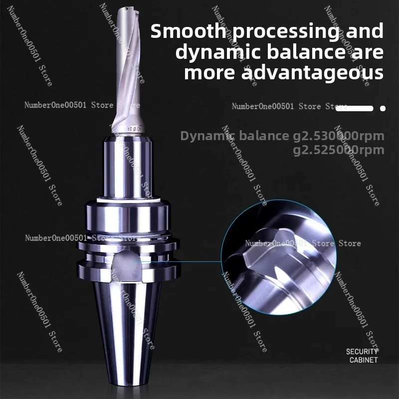 BT40 BT50 OMS25 OMS32 Coolant Through Tool Holder For U-Drill Side Lock External To Internal Coolant Conversion