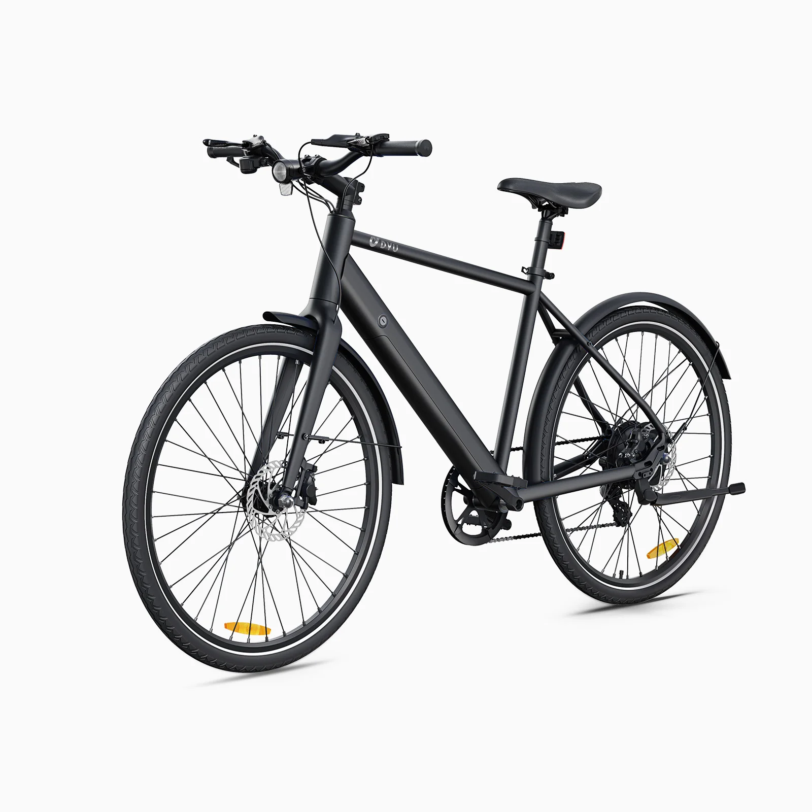 DYU Stroll 1 Elektrische Fiets 250W Motor Elektrische Fiets 36V 9Ah Batterij 700*38C Band E-bike 25km/u Max Snelheid 67KM Volwassen E-fiets