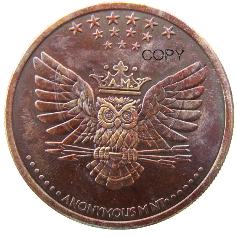 HB(128)US Momento Mori Copper Copy Coins