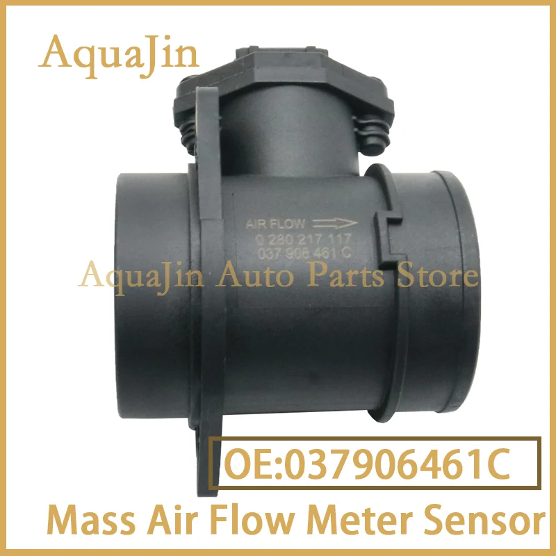

037906461C Mass Air Flow Meter Sensor MAF For Audi A3 A4 A6 Volkswagen VW Jetta Passat Golf Skoda Octavia 0280217117 037906461CX