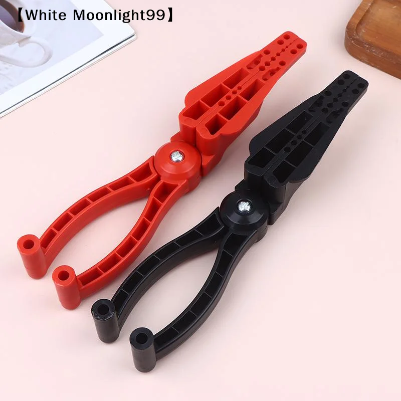 

〔White〕Nail Fixer Tool Nail Holder Pliers Safety Hammer Nail Clip Anti Slip Handle Nail Plier For Woodworking DIY Repair Tools