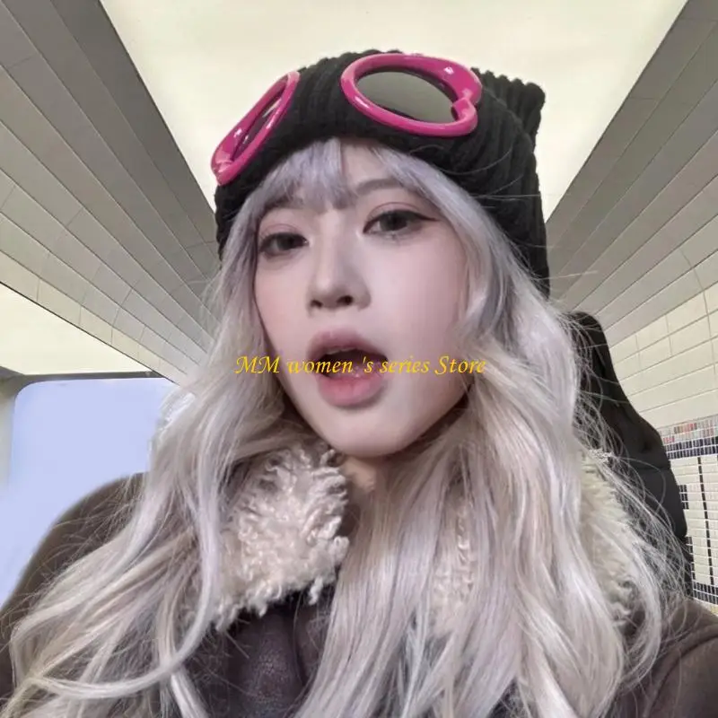 Q39C Sofisticati cappelli unisex Cappello invernale sfocato da esterno Cappello protettivo fatto a mano