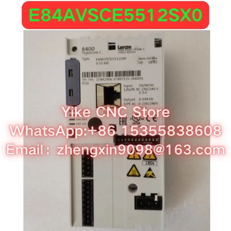 Used E84AVSCE5512SX0 Frequency converters Functional test OK