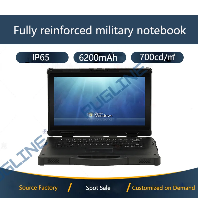 Intel I5 Cpu 14inch FHD Screen Industrial Computer Tablet With Optional Sunlight Readable Film 256GB Rugged Tablet Pc