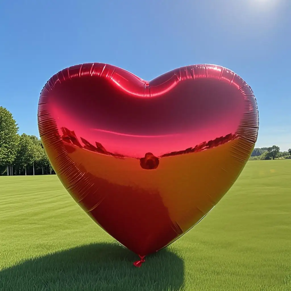 Inflatable mirror balloon party planning Valentine's Day birthday outdoor driving stage decoration balloon