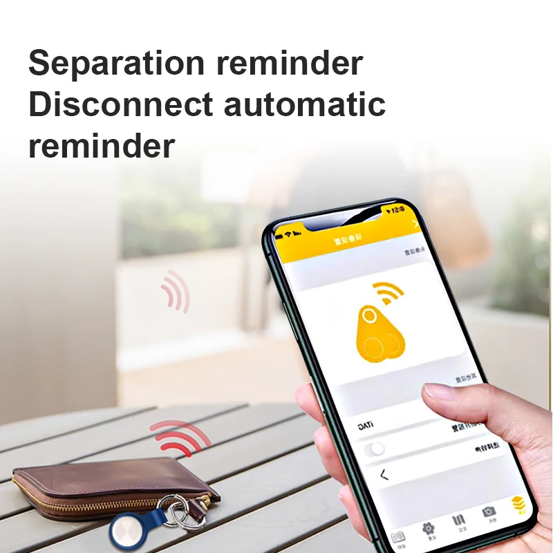 GPS Tracker สําหรับ IOS สมาร์ทบลูทูธ GPS MINI Localizador กระเป๋าสตางค์ Key สัตว์เลี้ยง Finder Anti Lost อุปกรณ์ทํางานความปลอดภัย-ป้องกัน