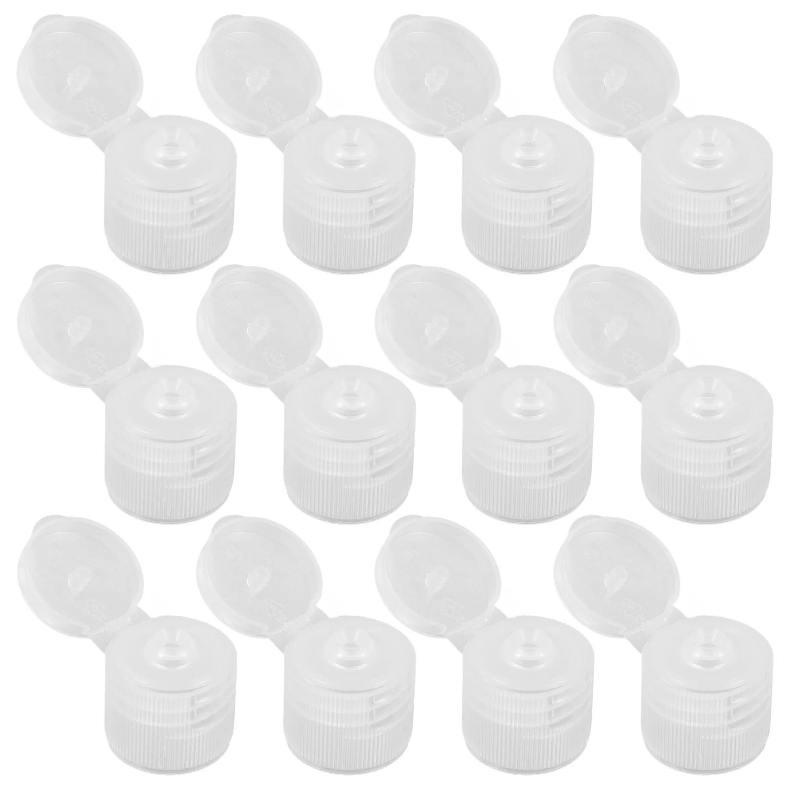 30 Uds. Tapas de pasta de dientes de plástico con diseño abatible, cubiertas de viaje atornilladas para baño, Camping, senderismo, tapa de tubo duradera, almacenamiento práctico