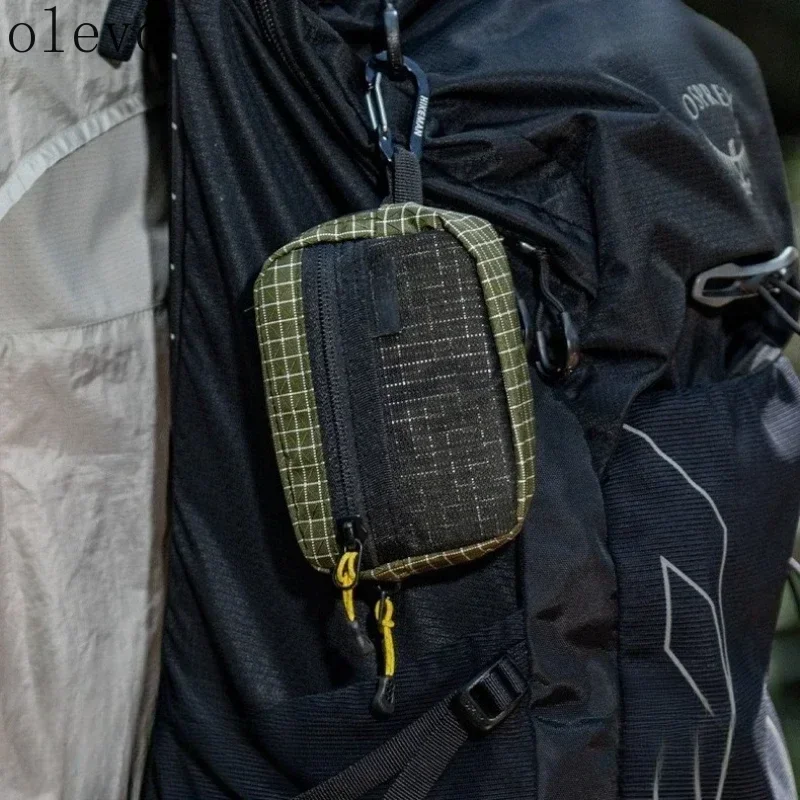 Robuste taktische Utility-EDC-Aufbewahrungstasche, wasserdichte Netztasche mit Reißverschluss, D-Schnalle für Outdoor-Camping, Wandern, Reisen