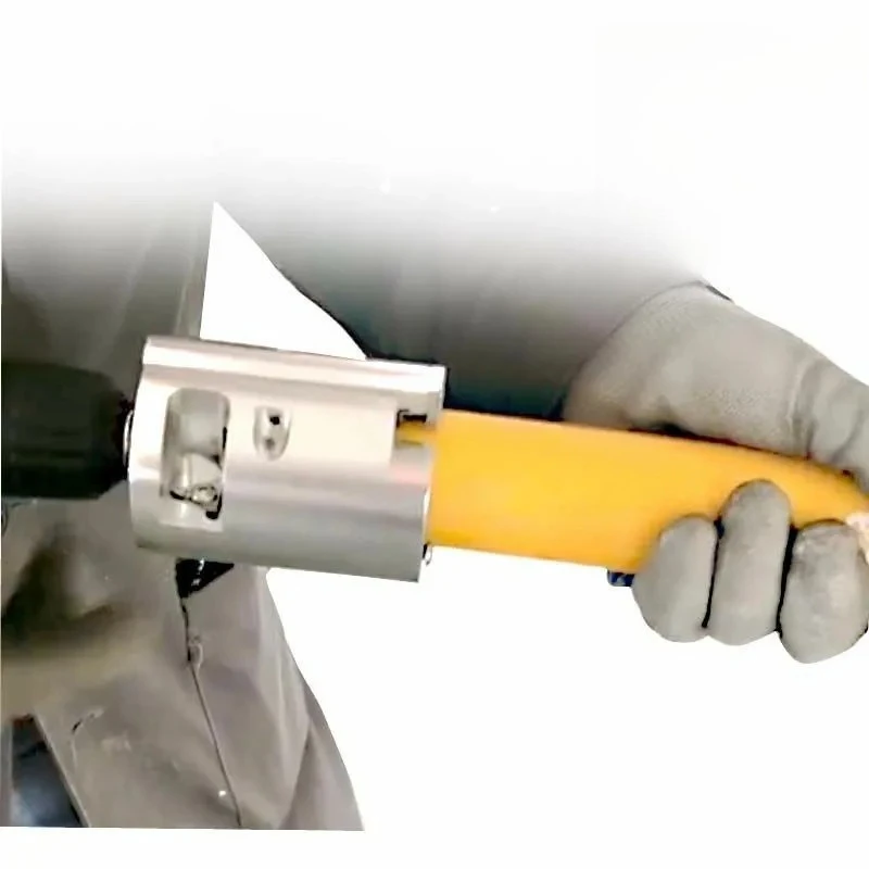 PE tube electric rotating scraper to remove oxide skin PE mechanical rotating scraper hot melt electric melt peeling device