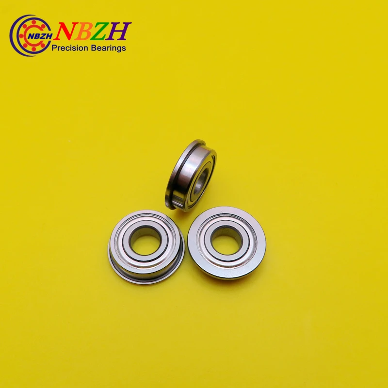 Free shipping F697ZZ Flange bearings 697 F697Z F697 ZZ 7*17*5mm ABEC-5 chrome steel deep groove bearing 7*17*19*5*1.2 mm