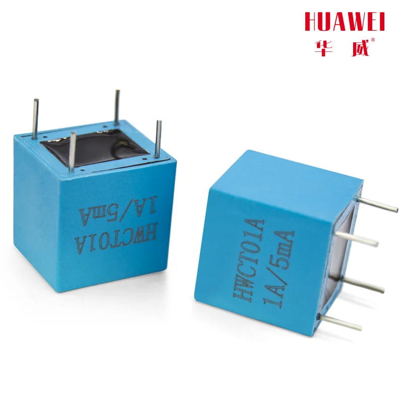 Current transformer mini bus built-in ac output current HWCT01A high precision guide needle 1A/5MA -50PCS