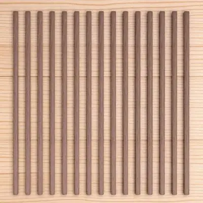 

24Pcs Black Walnut Wood Dowels Strong Craft Sticks Safe Smooth Unfinished Logs for Crafting Projects Wood Dowels