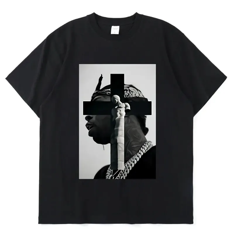 Pop Smoke Fashion VintageT-Shirt Popular Hip Hop Rapper Streetwear Graphic T shirts Summer Unisex The Woo King Casual Cool Tops