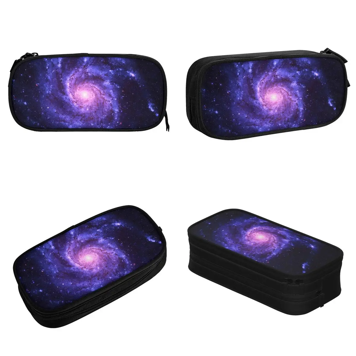 Space Galaxy Stars Pencil Cases Nebula Room Pen Box Bag Student Large Storage Students School Gifts Pencilcases