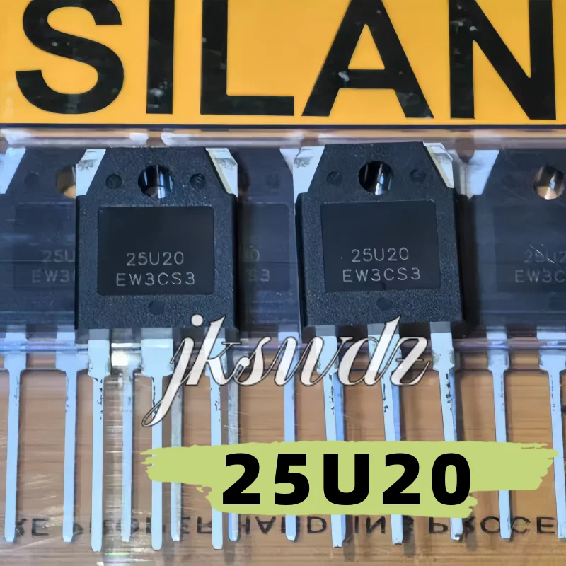

5-10PCS New and original 25U20 25u20 TO-3P 25A200V Quick recovery diode inverter welder