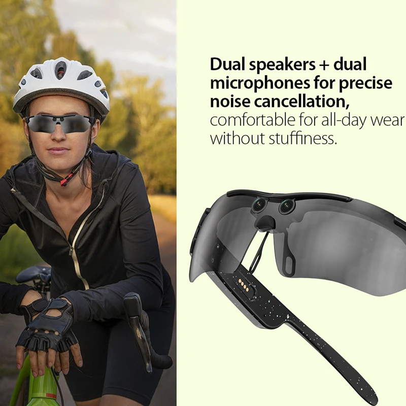

4K HD AI Intelligent Glasses Intelligent Photography And Video Recording Real-Time Translation Glasses For Outdoor Sports Riding