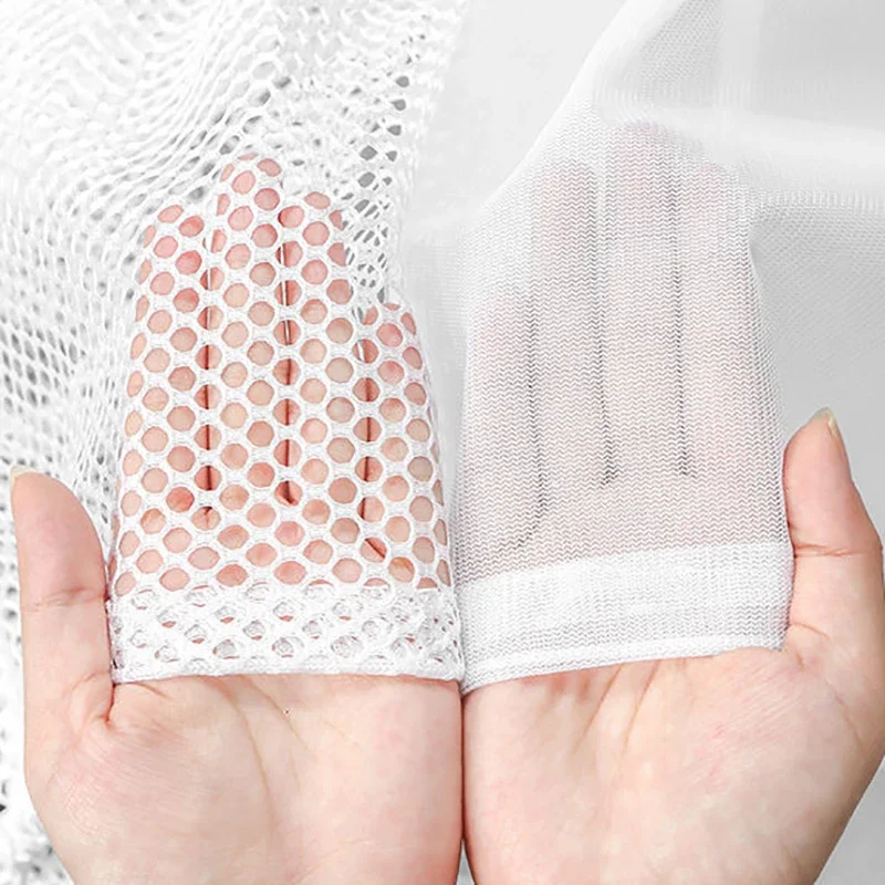 Large Washing Laundry Bag Mesh Organizer Net Dirty Bra Socks Underwear Shoe Storag Wash Machine Cover Clothes 30x40 50x60 60x80