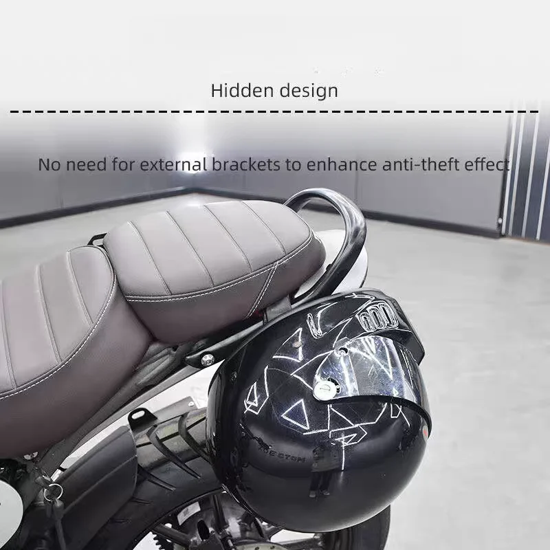 For SPEED 400/SCRAMBLER 400 X scrambler concealed helmet lock anti-theft hook accessory 400 speed/400 X
