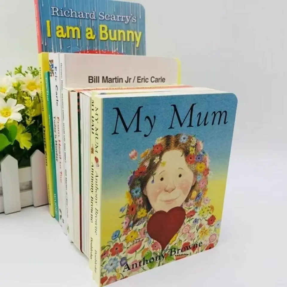 12Pieces Classic Board Book Collection  Dear Zoo My Mum My Dad Early Education Book Parent Child Kids Baby Classic Bedtime Story