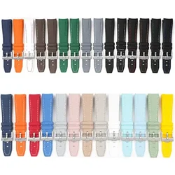 Watch Band for Omega X Swatch Joint MoonSwatch Curved End Diving Silicone Rubber Wrist Bracelet for Water Ghost Strap 20mm