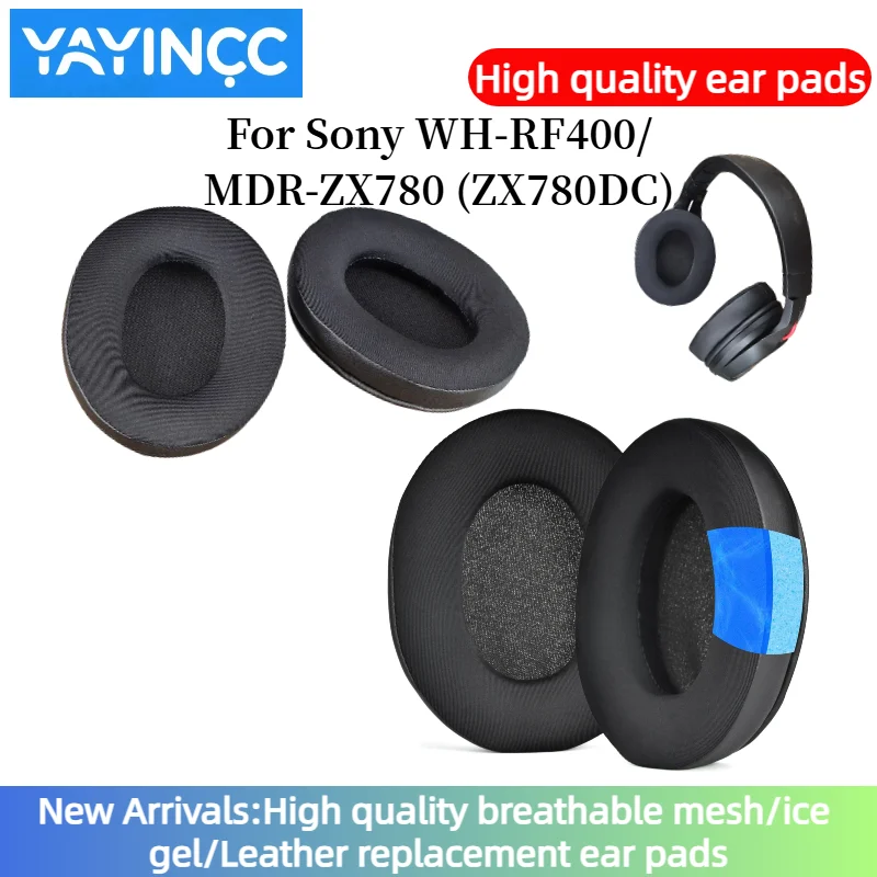 

YAYINCC Replacement Ice gel Earpads For Sony WH-RF400/MDR-ZX780 (ZX780DC) Earmuffs Sponge Cushion Cover Repair Parts Headphone