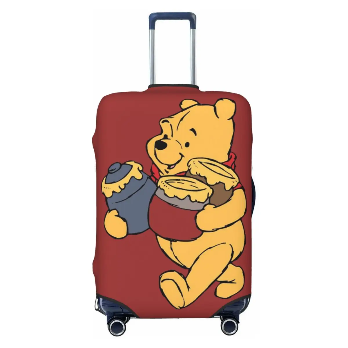 

Custom Custom Winnie Anime The Pooh Cartoon Luggage Cover Protector Washable Travel Suitcase Covers