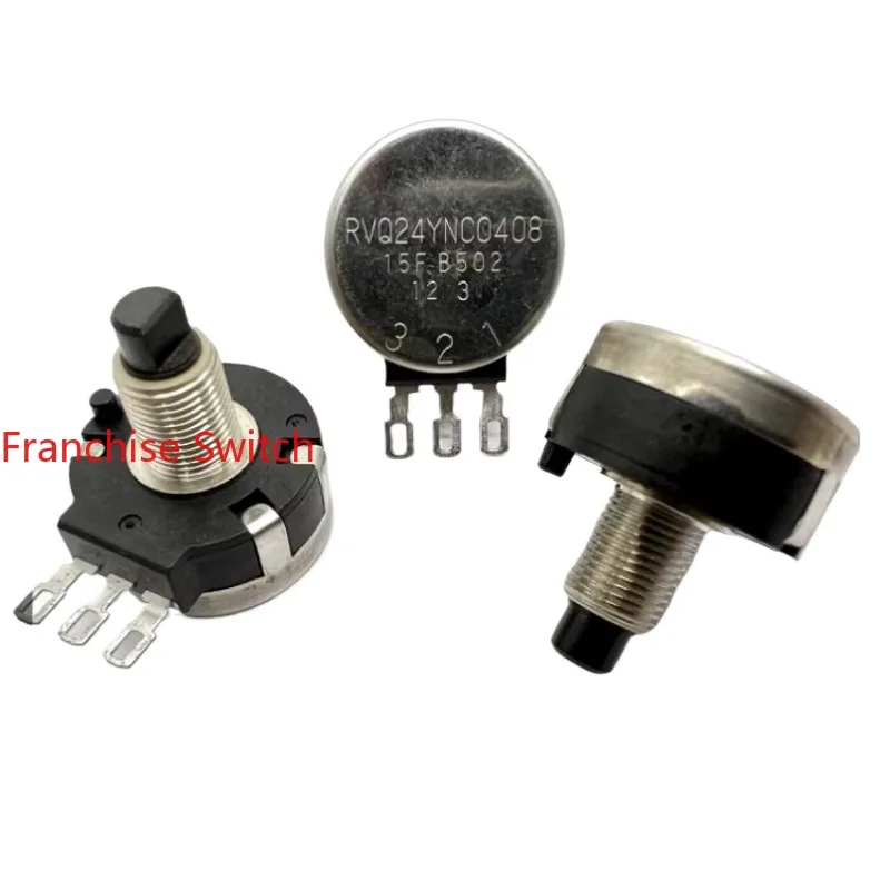 5PCS Game Console Potentiometer RVQ24YNC0408B502 Shaft Length 15Half Axis Rotation 360Degrees