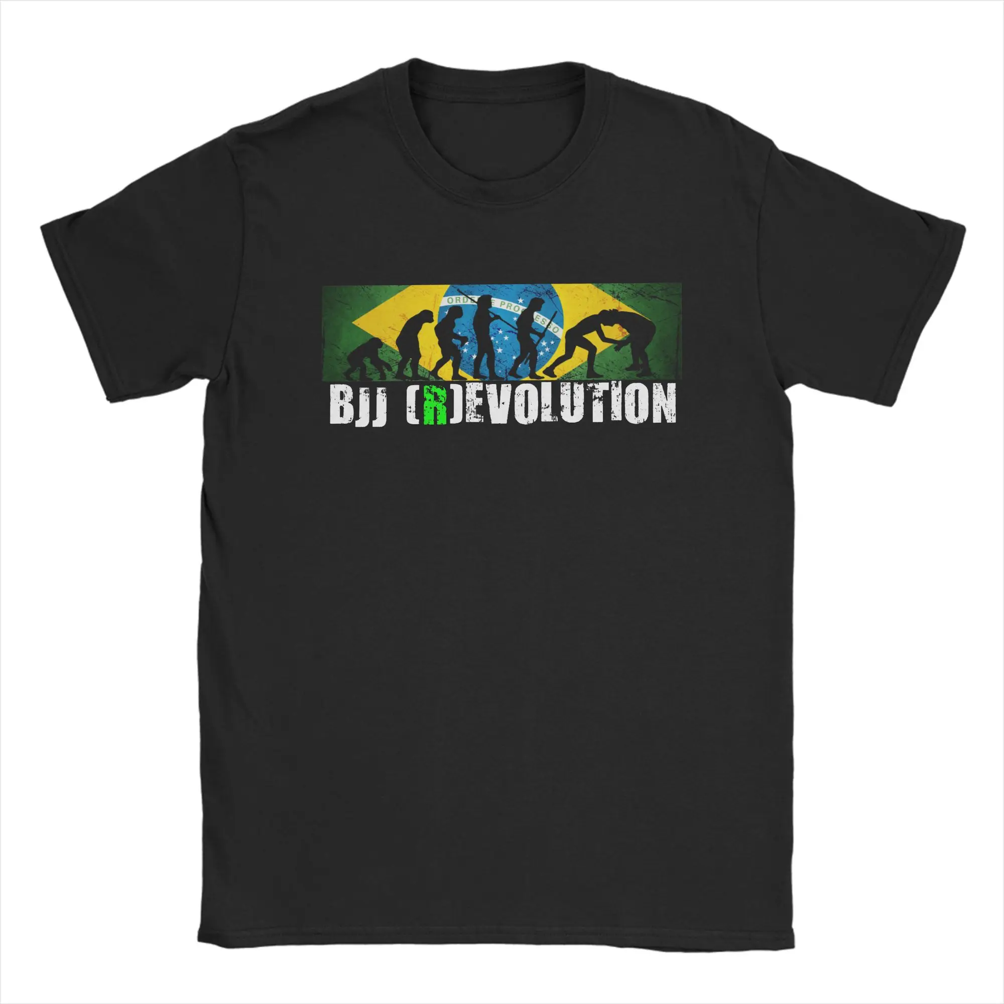 Men Women BJJ Evolution Chart Grapplers Brazilian Jiu Jitsu T Shirt  Cotton Clothes Casual O Neck Tees New Arrival T-Shirts