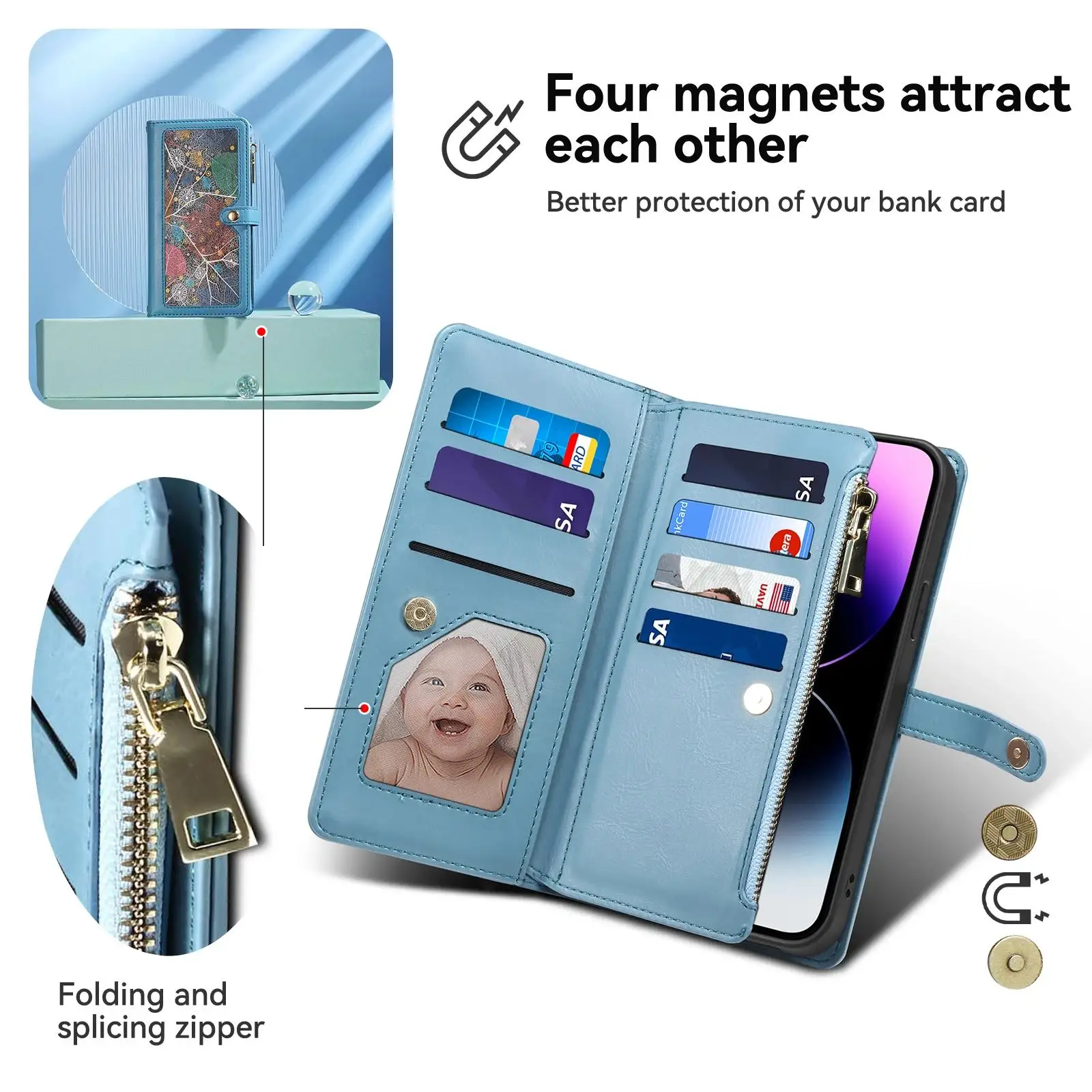 

S23 S22 S21 S20 FE 5G Crossbody Leather Flip Case For Samsung Galaxy S23 Ultra Luxury Cover For Galaxy S22 S21 S 20 23 Plus Etui