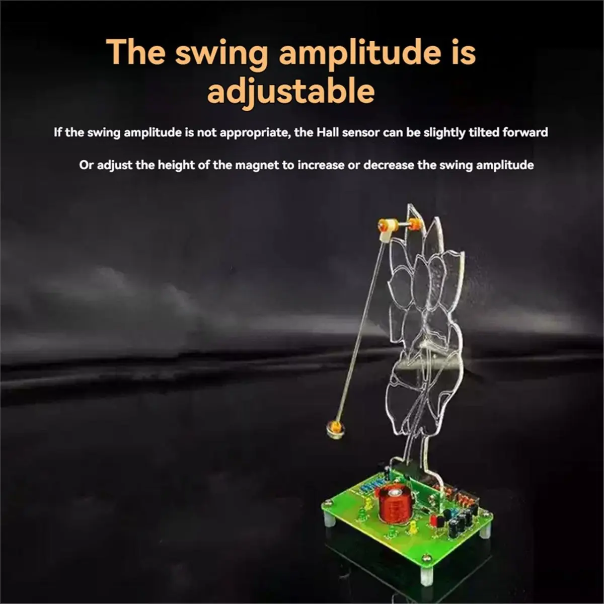 DIY Electronic Swing Kit DIY Magnetic Levitation Swinging Induction Teaching Training Welding Practice Parts