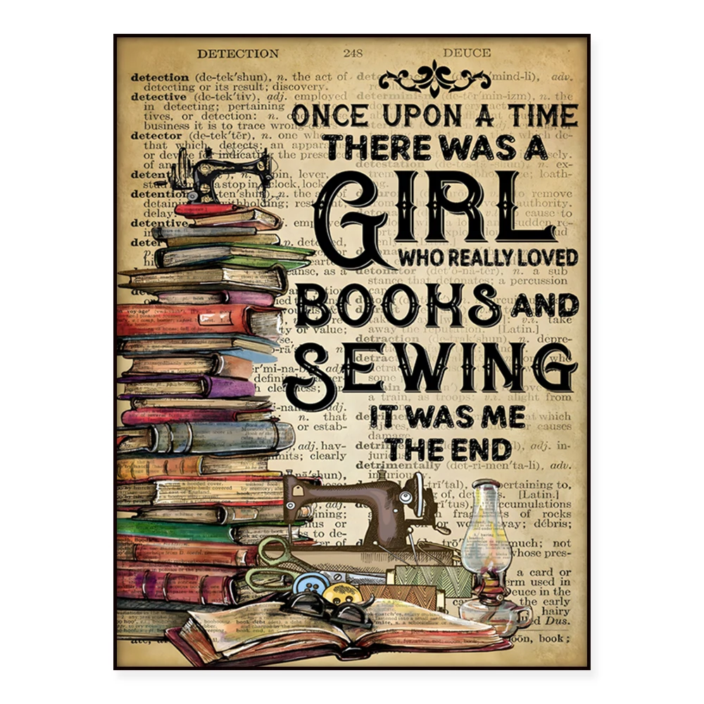 Tailor In My Sewing Room Thou Shalt Not Ask when I will finished Poster, Sewing Home Living Decor Poster