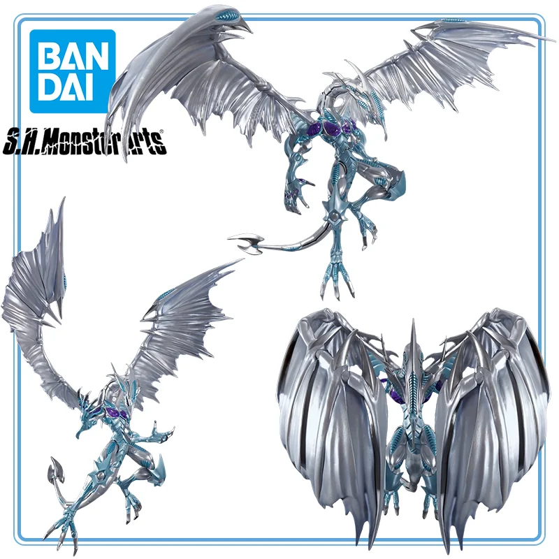 

BANDAI SPIRITS Original Yu-Gi-Oh! 5D's Stardust Dragon S.H.MonsterArts Anime Cartoon Garage Kit Model Toys Gifts Toys Model