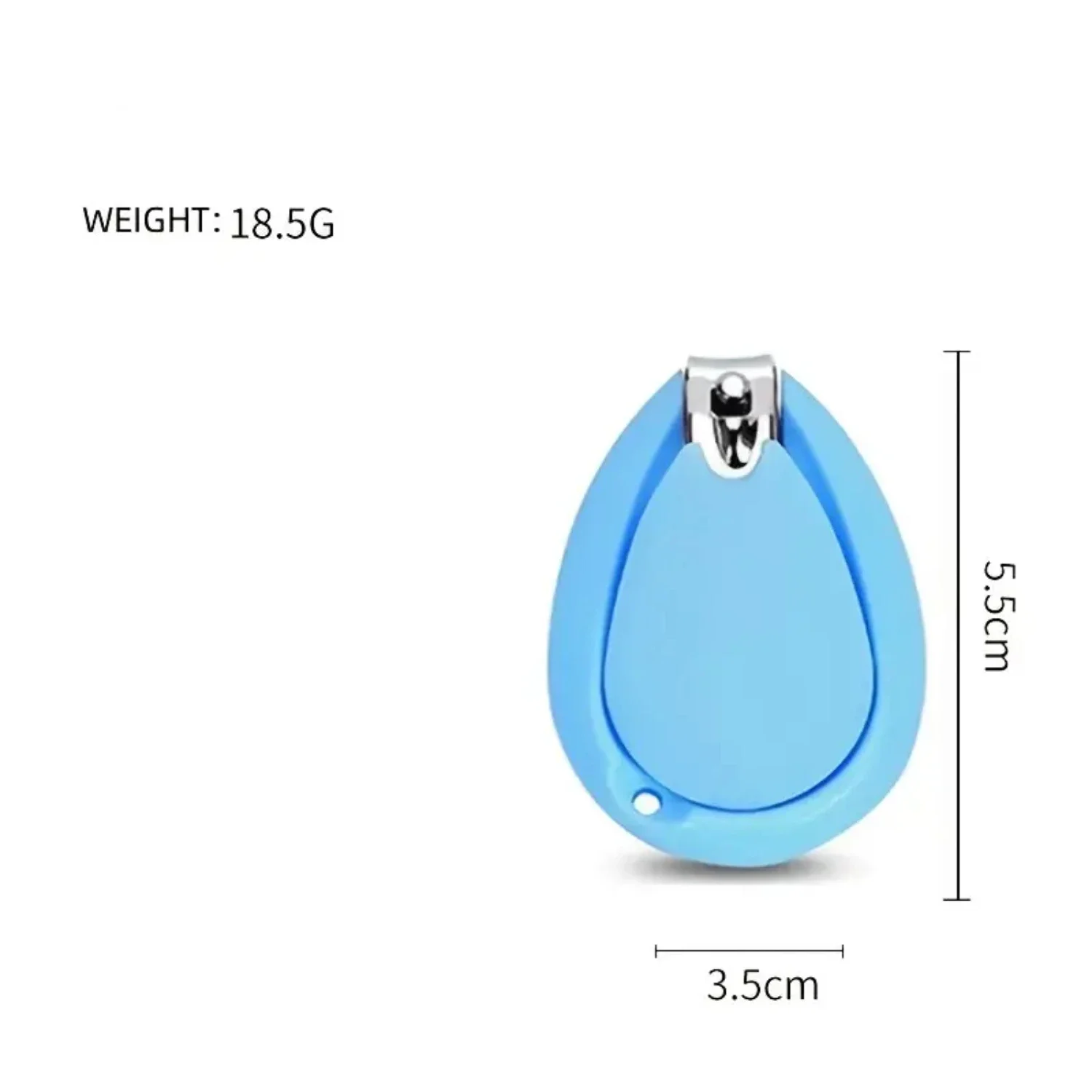 Kit essencial para aliciamento de bebês recém-nascidos, seguro e fácil de usar, 2 peças, conjunto de cortador de unhas anti-clipe para crianças pequenas, ferramenta de manicure perfeita com