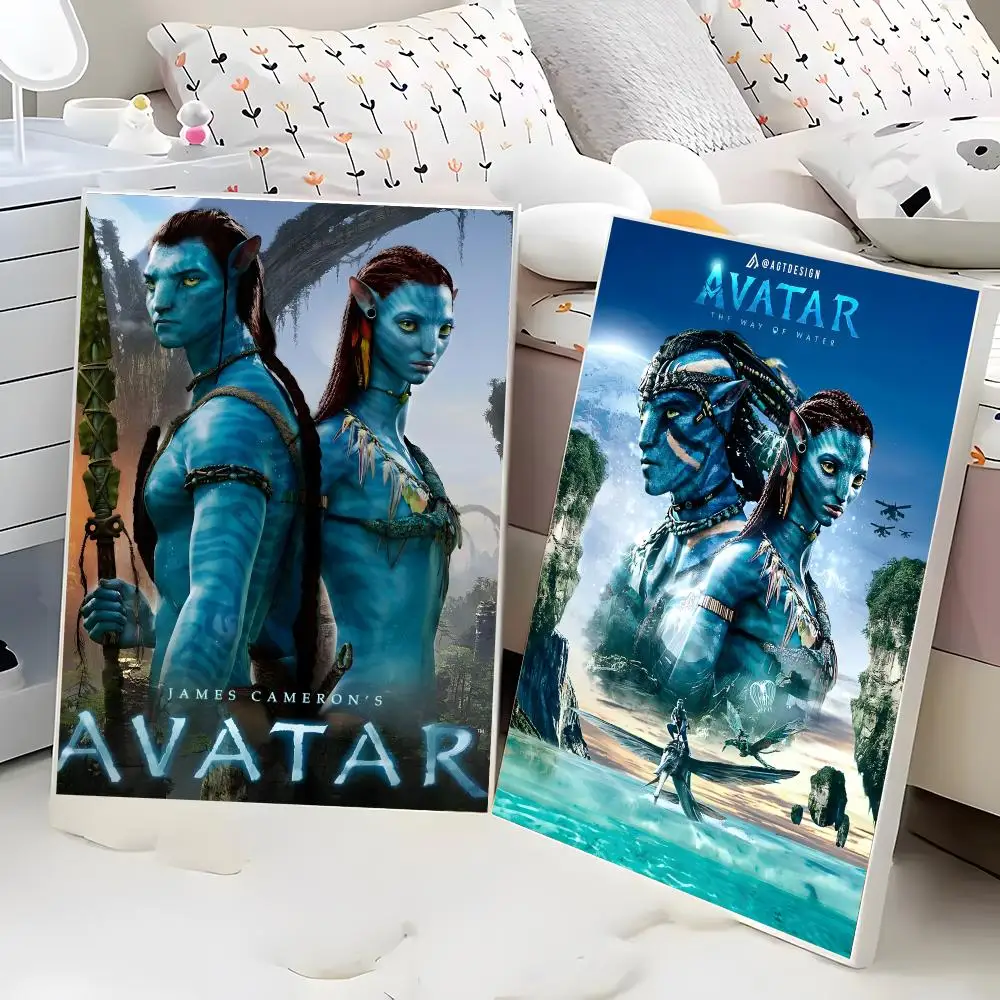 Avatar-EE James Cameron Pandora Na'vi Sci-Fi Masterpiece Painting Calligraphy Poster Eco-Friendly Decor Frameless Canvas