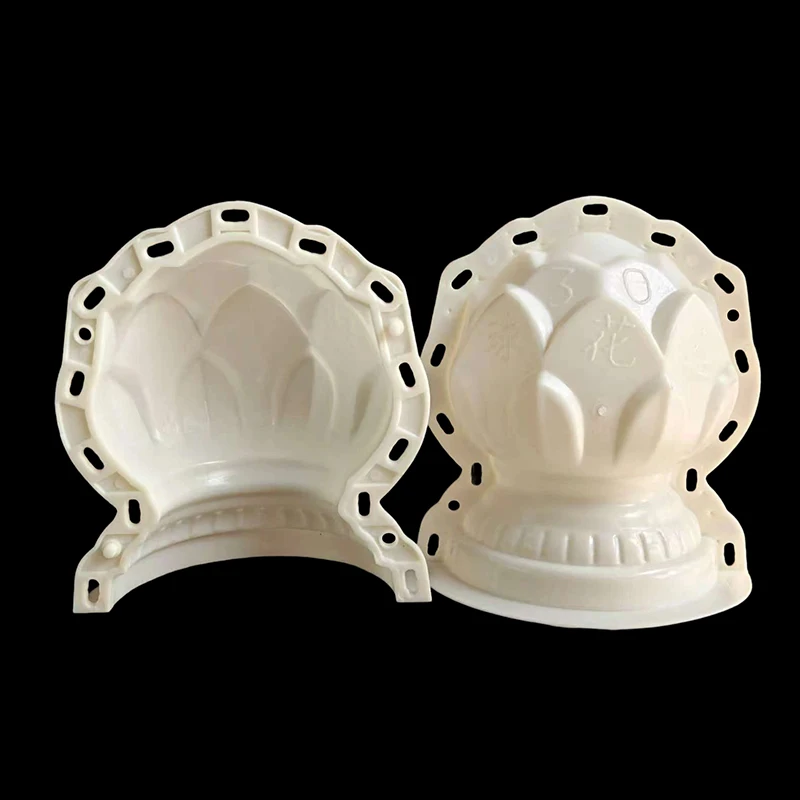 Flower Shaped Cement Mold Prefabricated Balcony Railing Decoration European Roman Column Corner Ornament